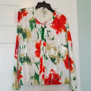 Chico sequin jacket size 2